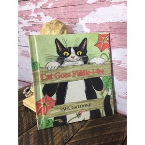 1985 Hardback Children’s Book “Cat Goes Fiddle-i-fee By Paul Galdone First Editi